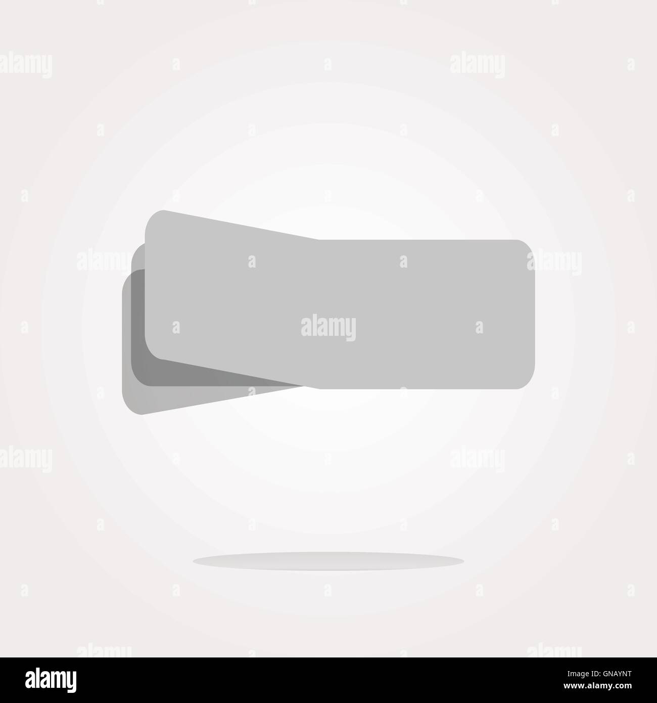 vector Web buttons for design, icon with empty blank white paper Stock ...