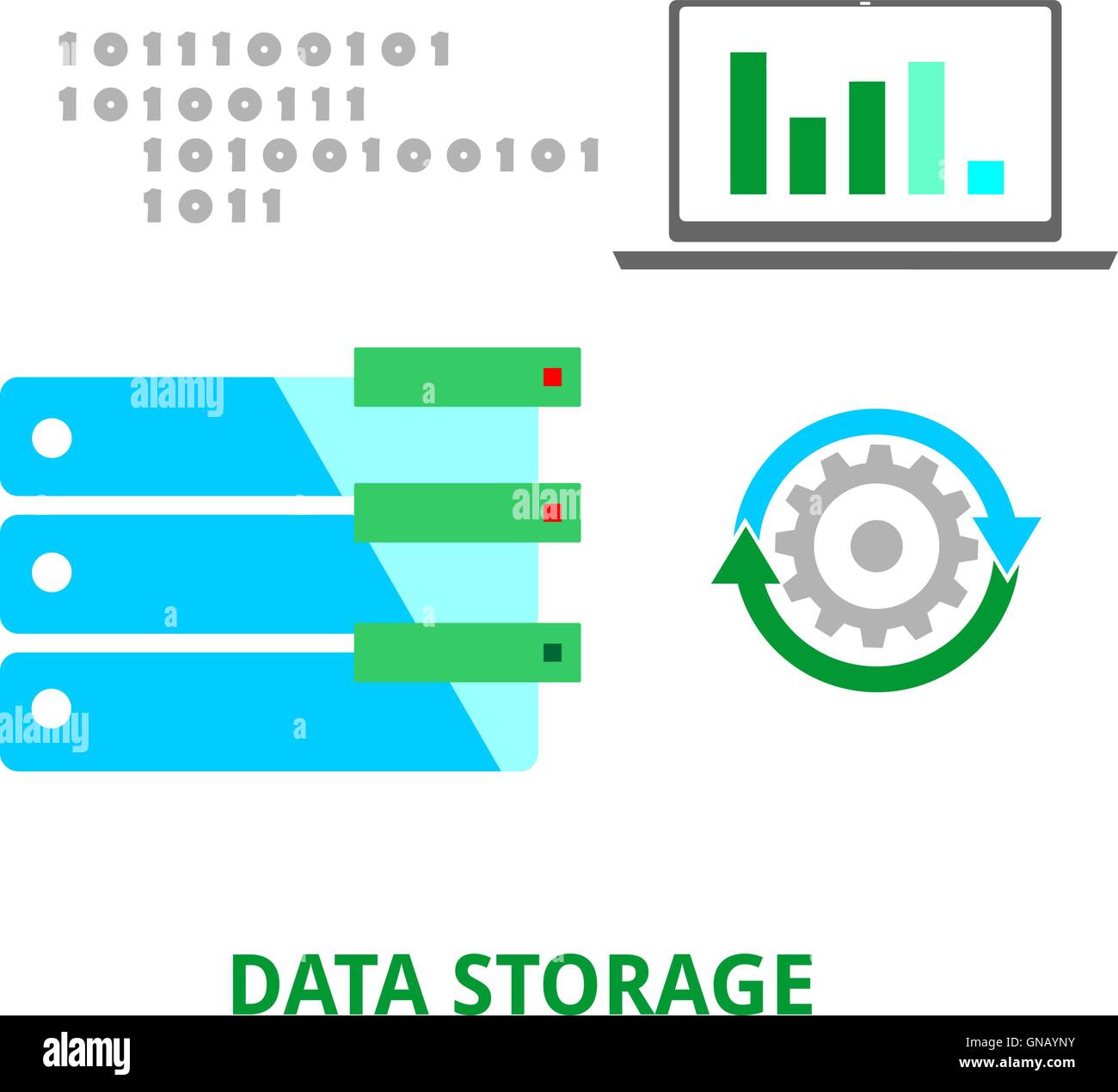 vector - data storage Stock Vector Image & Art - Alamy