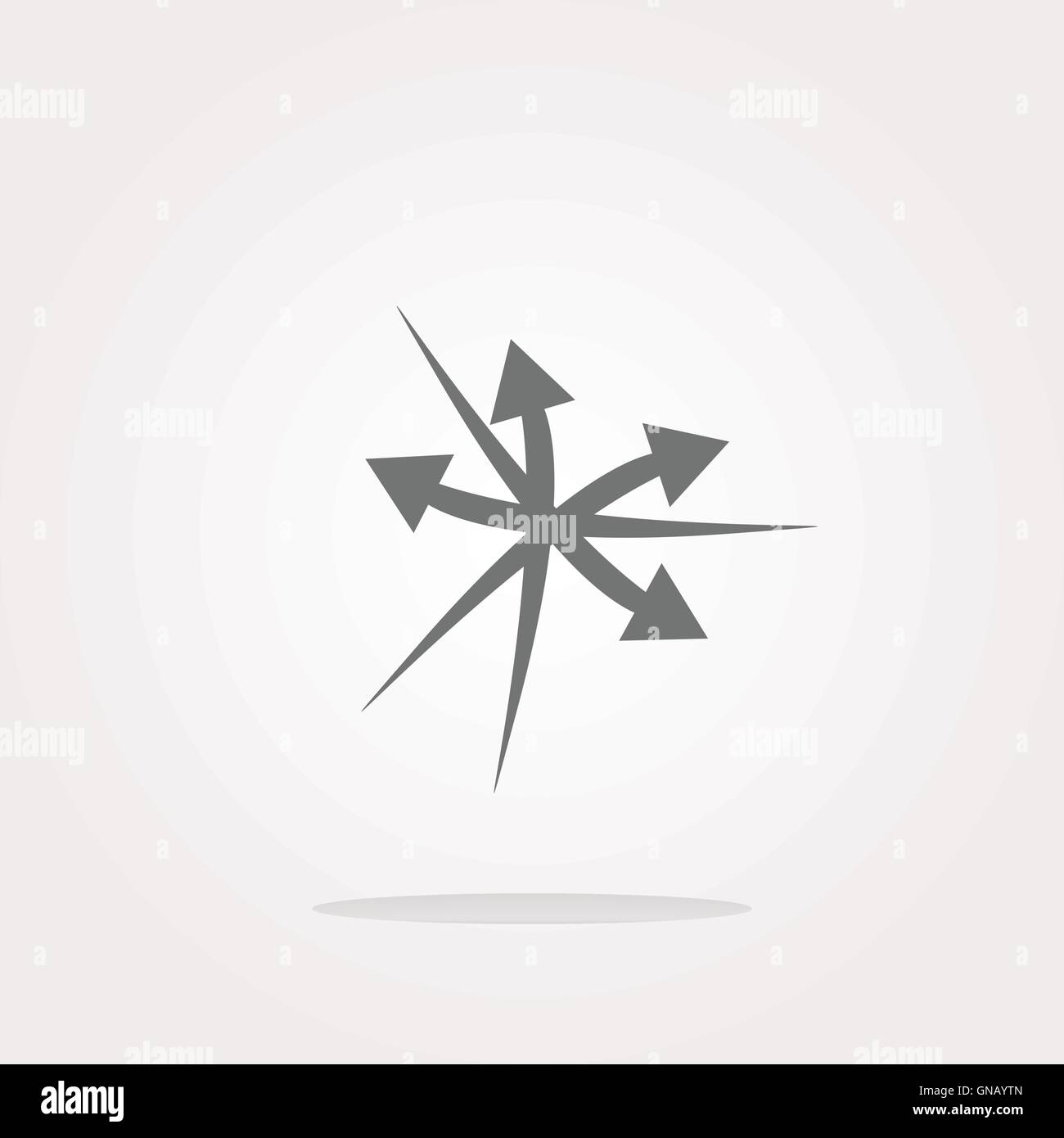 vector arrow set. web icon button isolated on white Stock Vector Image ...