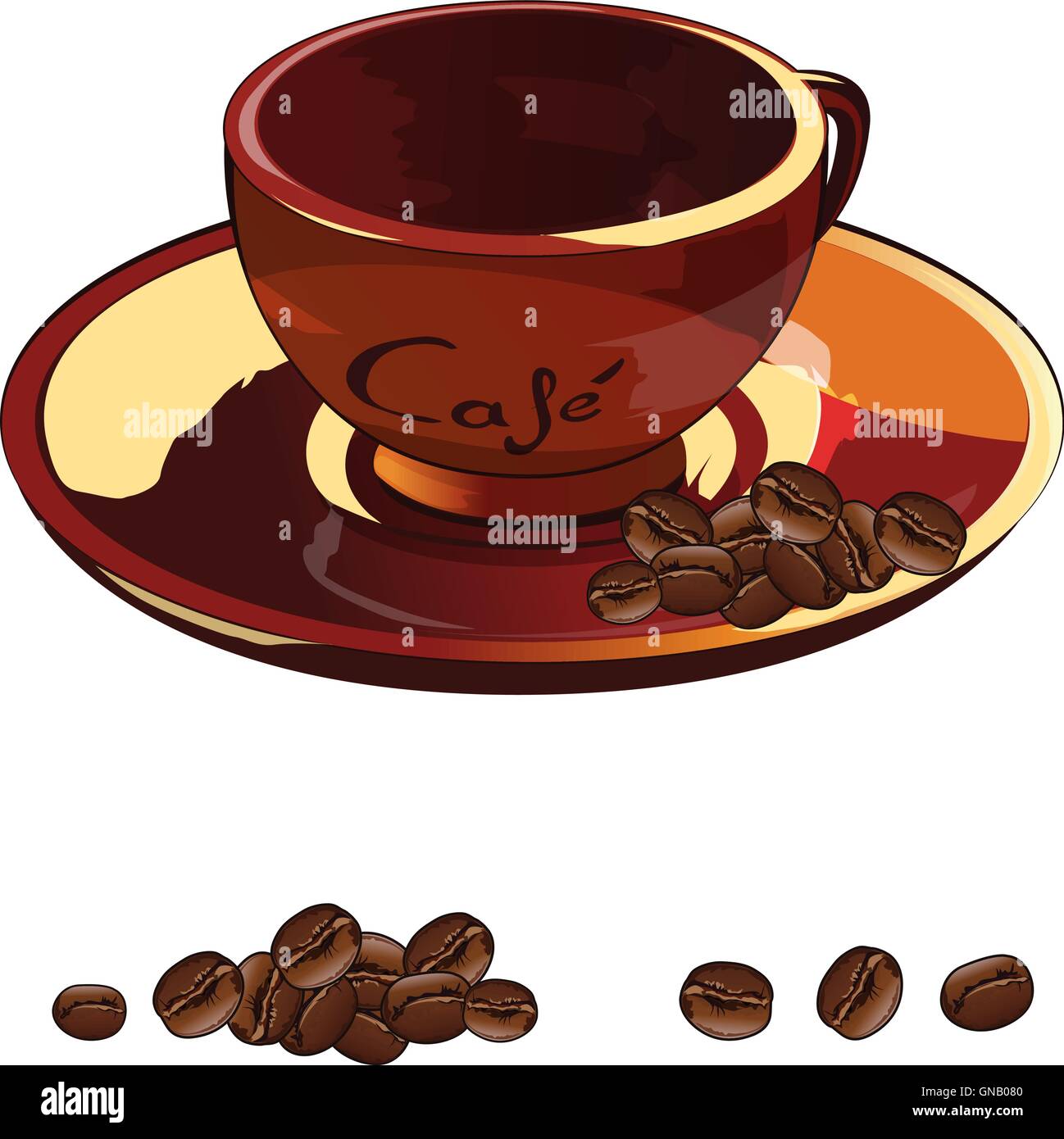 Cup Of Coffee Illustration Stock Vector Image & Art Alamy