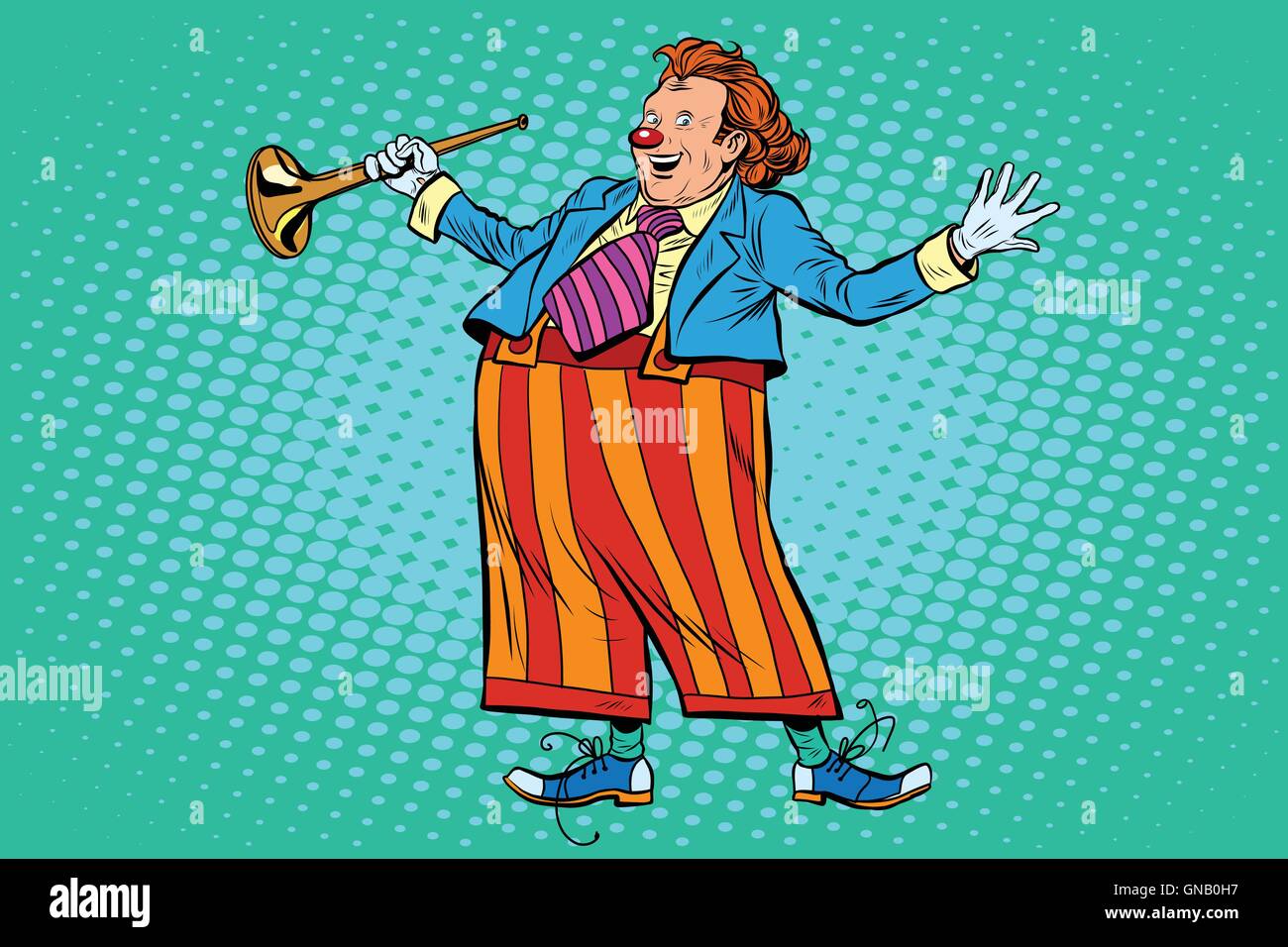 Clown show Stock Vector Images - Alamy