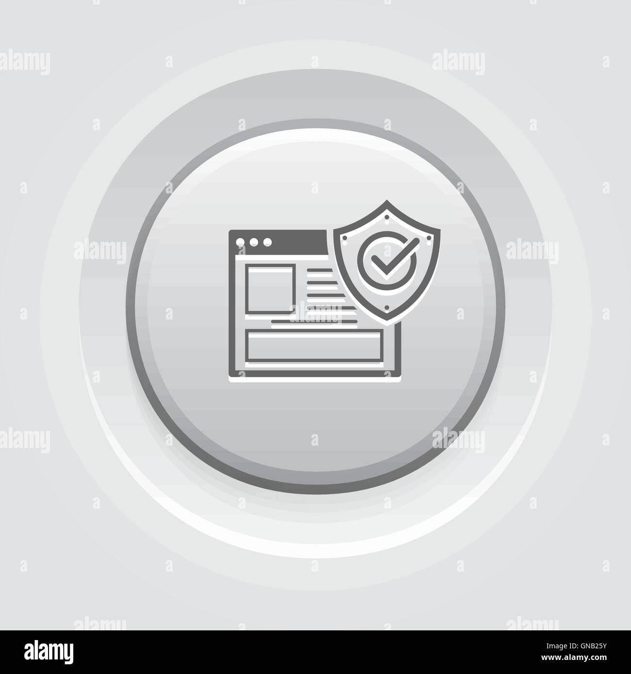Data protection concept web Stock Vector Images - Alamy