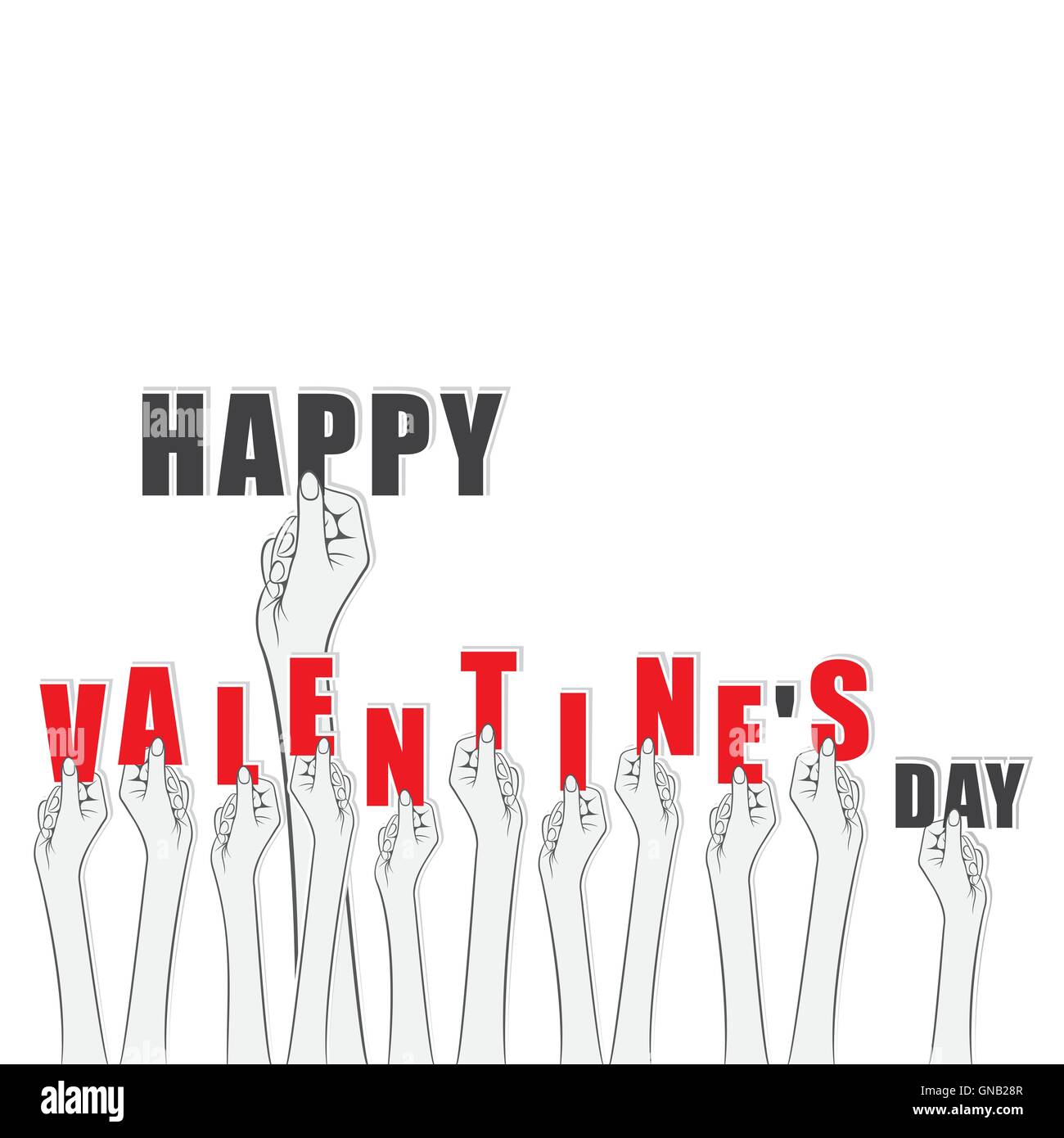 Creative Valentines Day Banner Or Sticker Design Stock Vector Art