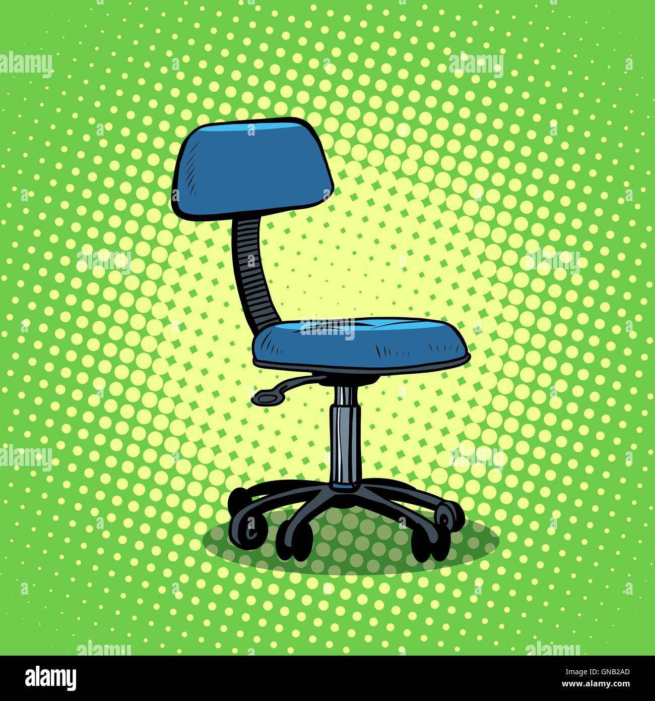 Office chair furniture Stock Vector