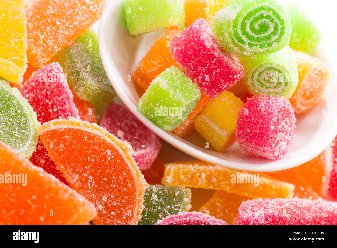 Fruit candy mix Stock Photo Alamy