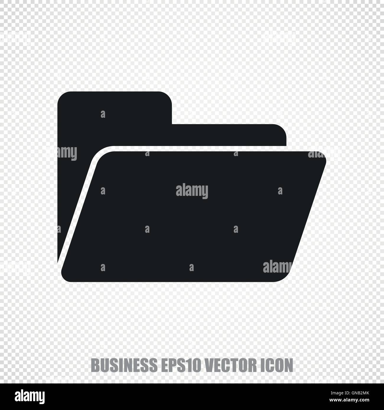 Black finance document folder icon hi-res stock photography and images ...
