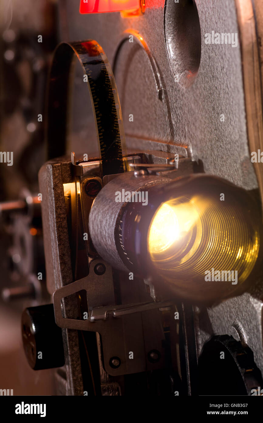 Lens of projector Stock Photo Alamy