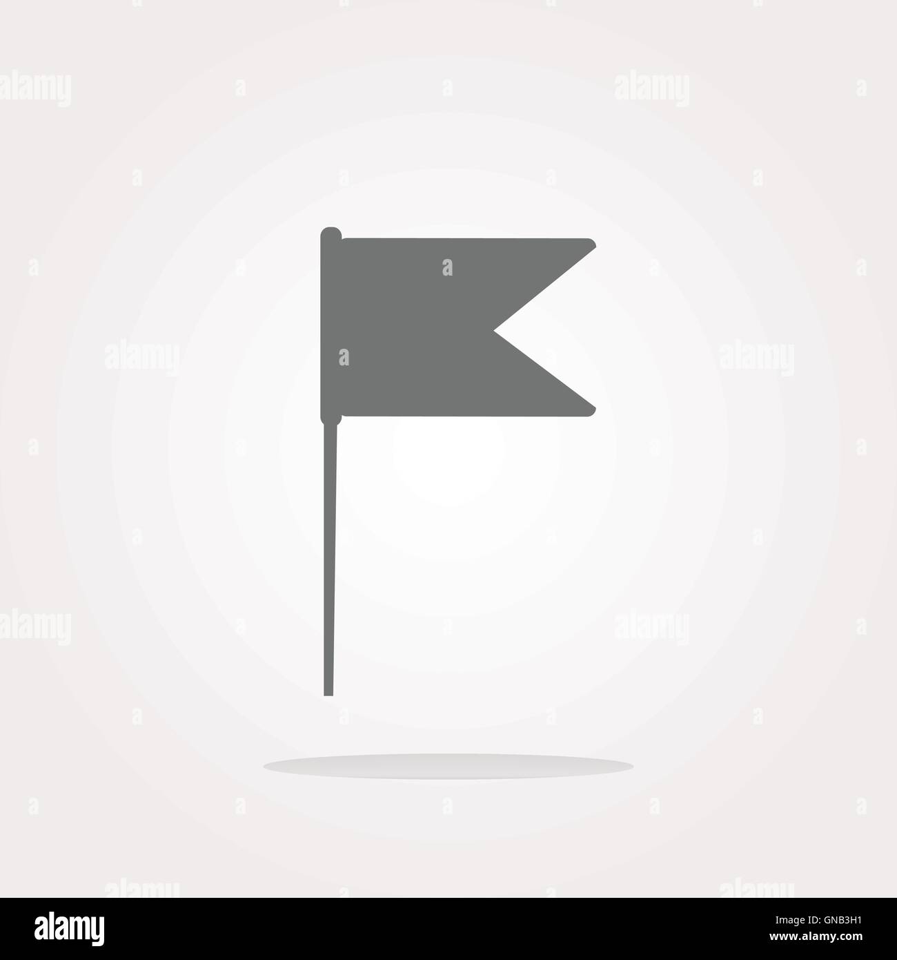 vector flag sign web button icon Stock Vector Image & Art - Alamy