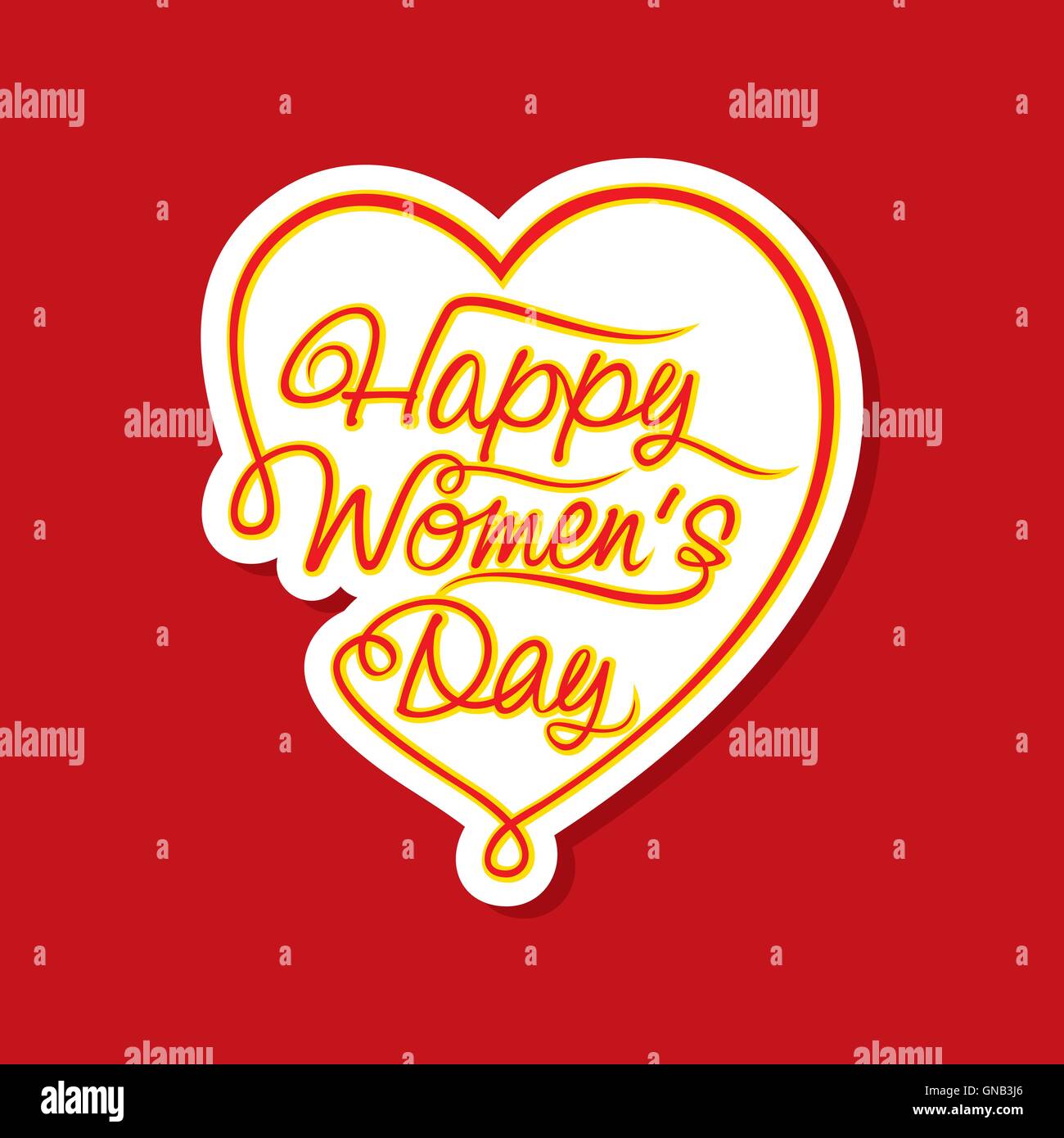 happy womens day greeting design vector Stock Vector Image & Art - Alamy