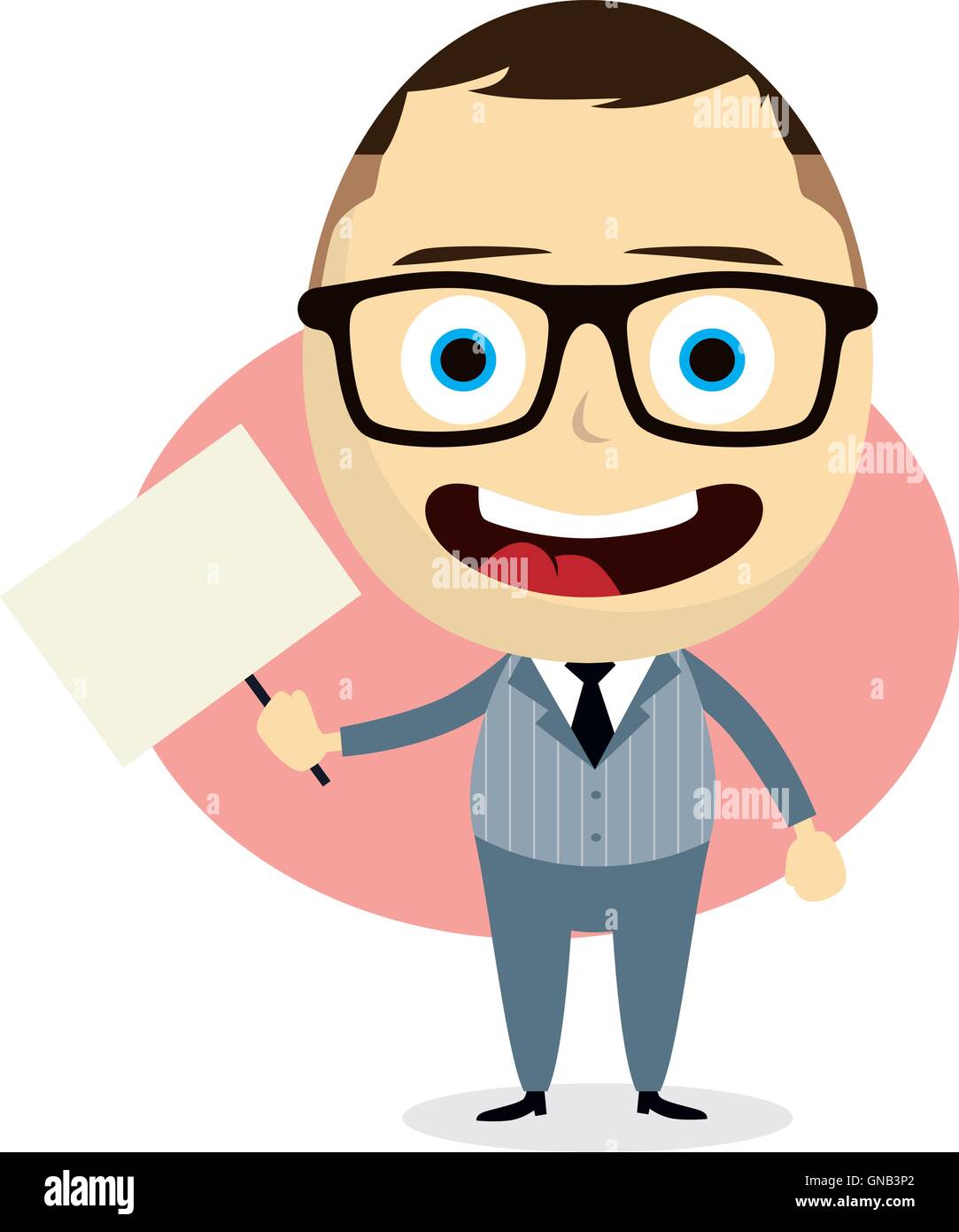 Male student holding blank Stock Vector Images - Alamy