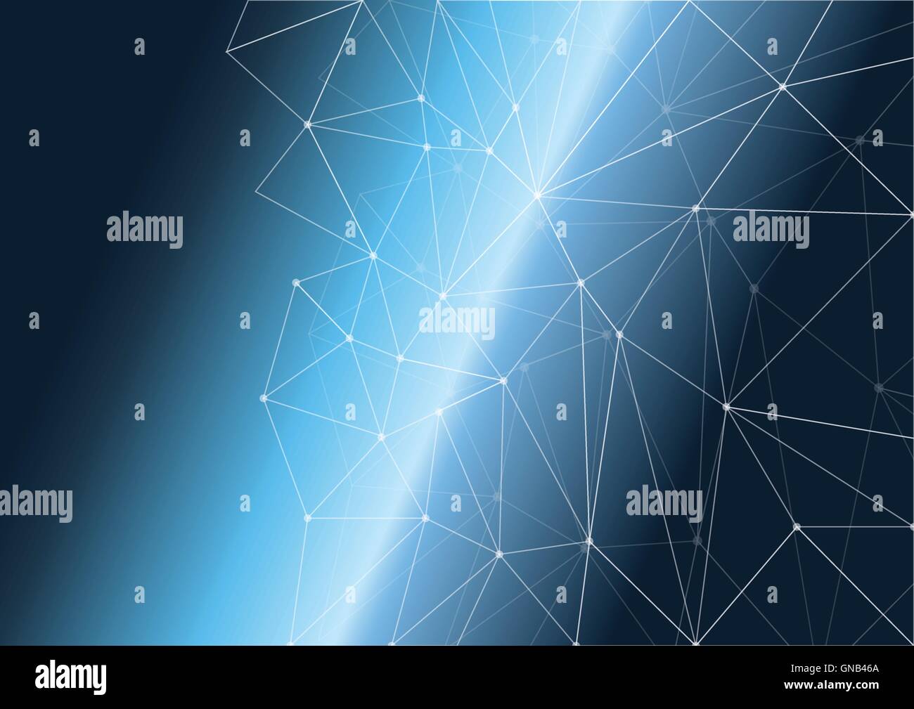space polygon background Stock Vector