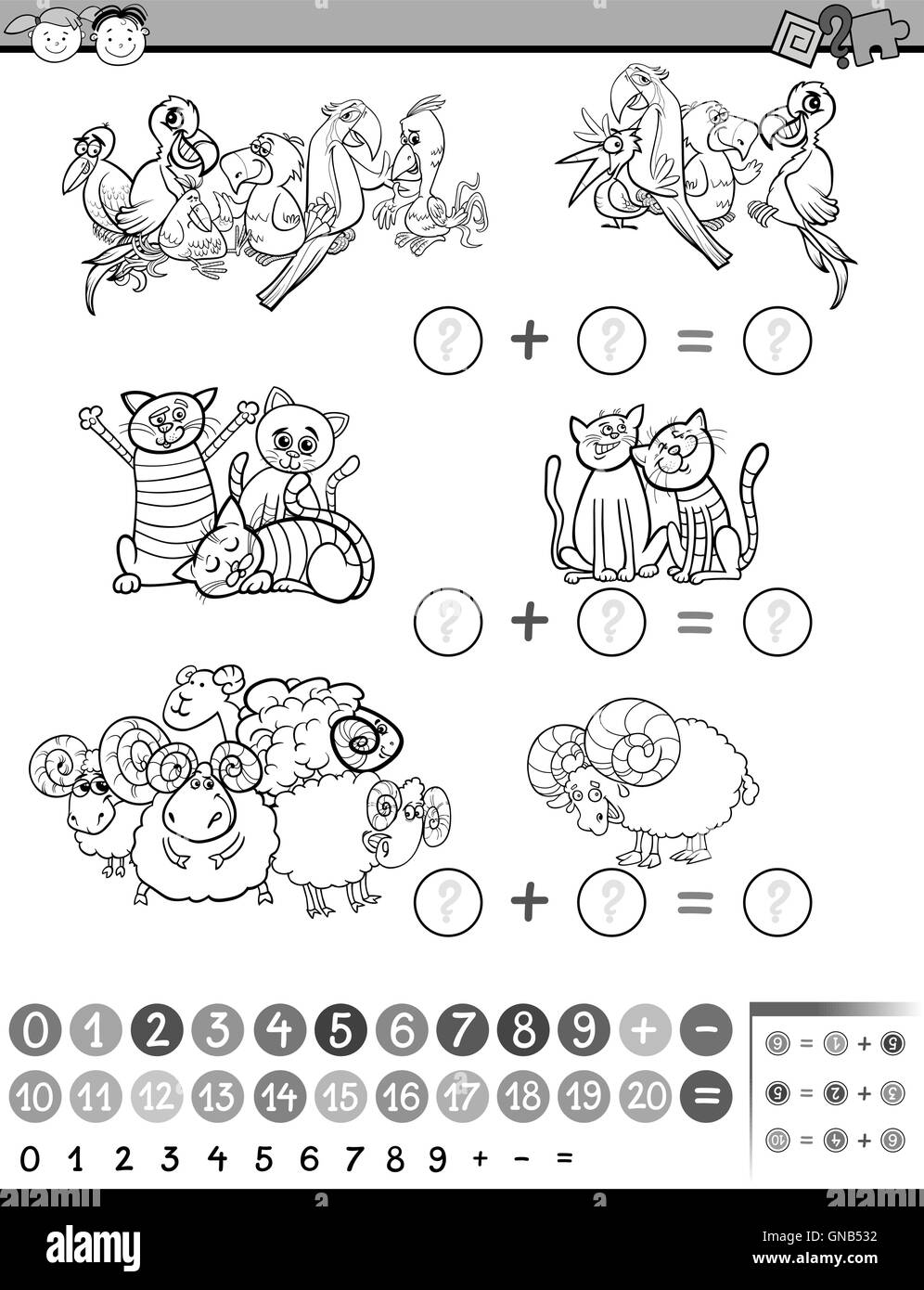 Math activity hi-res stock photography and images - Alamy