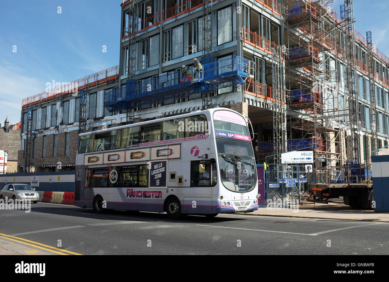 Bolton Interchange under construction England UK Stock Photo Alamy