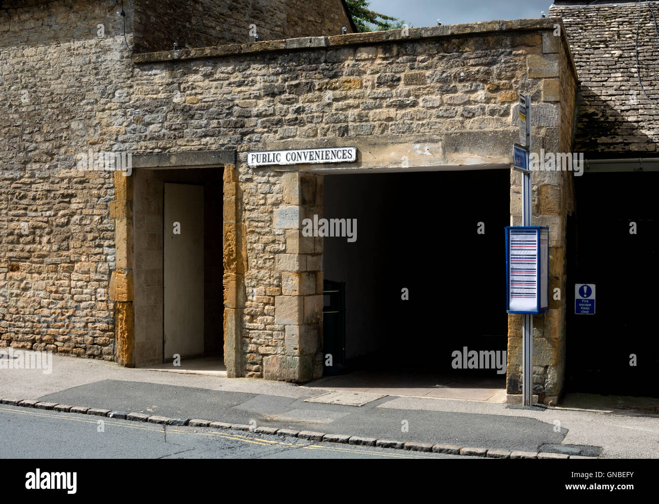 Public toilets, StowontheWold, Gloucestershire, England, UK Stock