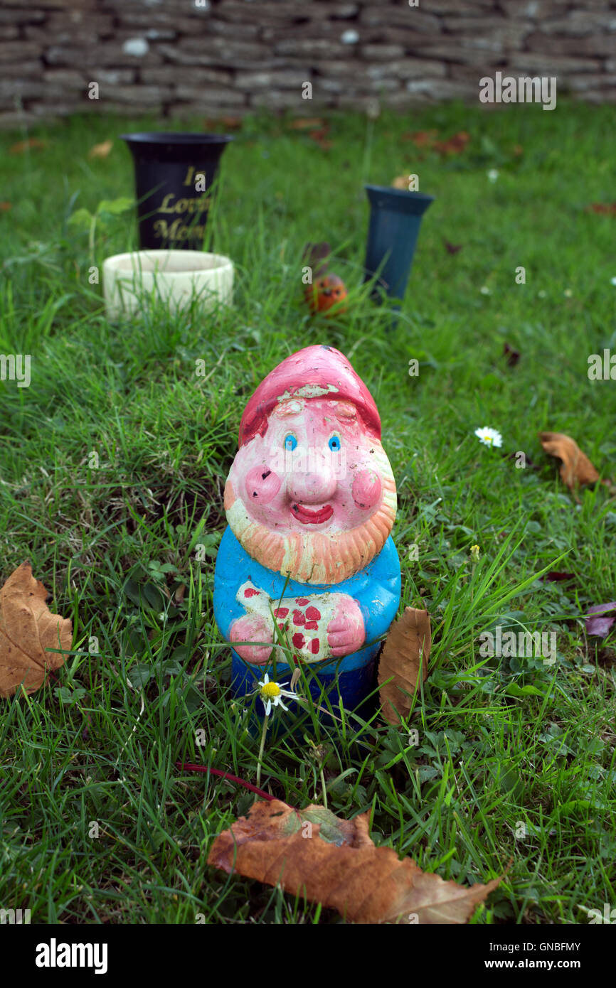 Garden Gnomes of A Traditional House At Tasch Near Zermatt In the