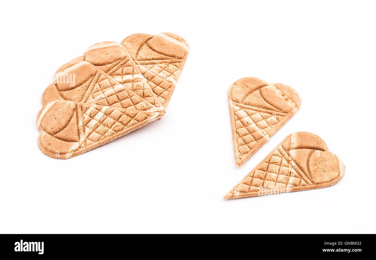 Wafer ice cream cone decoration Stock Photo Alamy