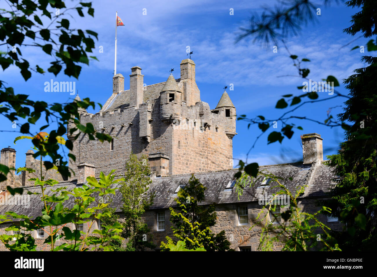 Cawdor Castle near Nairn in Inverness shire, Scotland Stock Photo