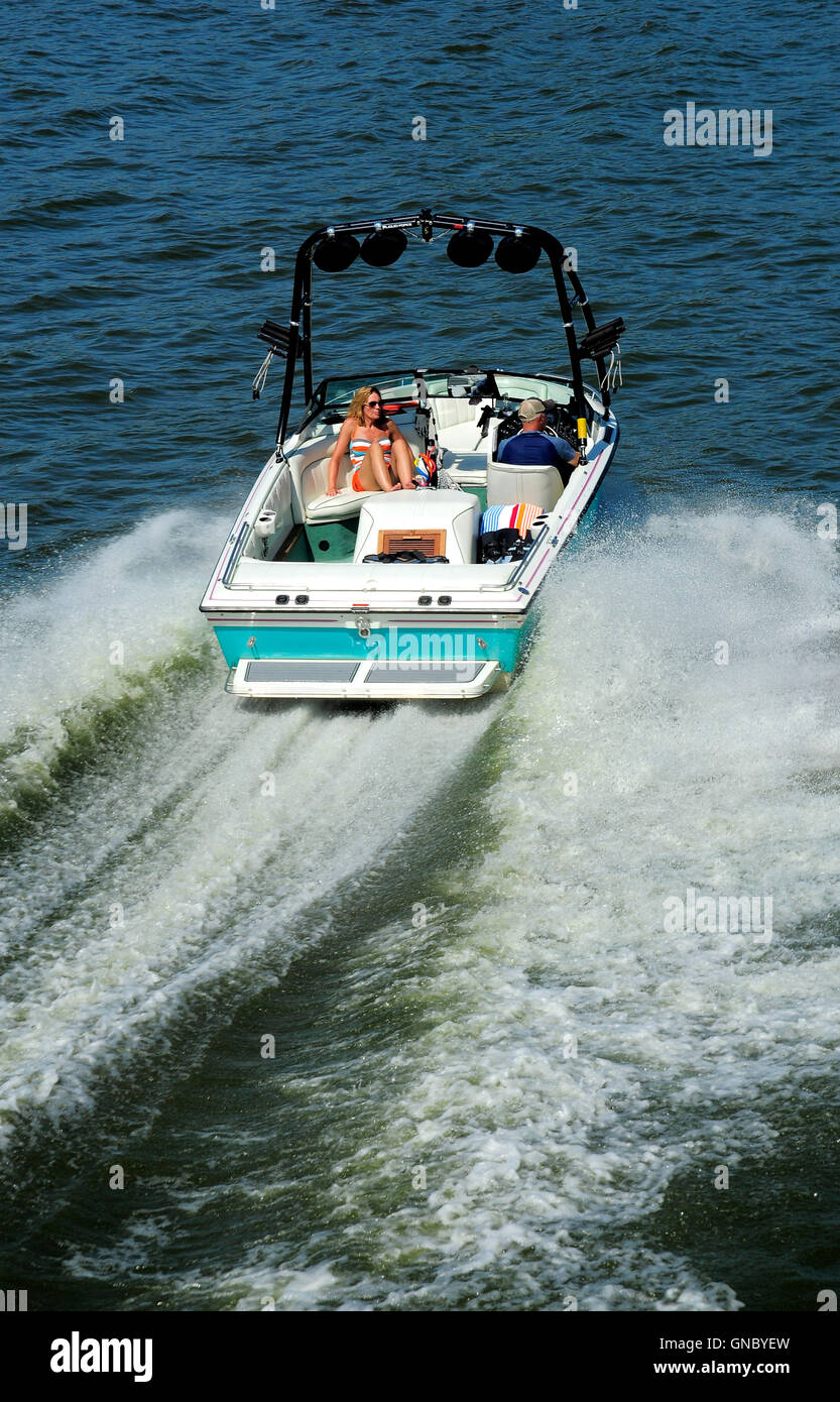 Recreational boating. Stock Photo