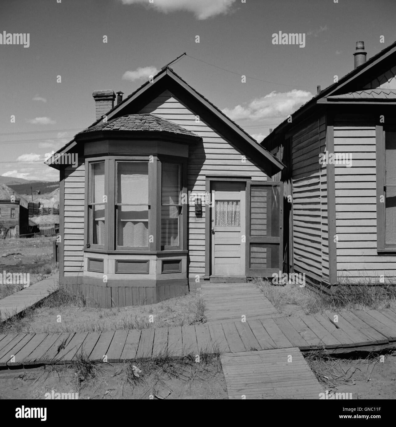 Home in Old Mining Town, Leadville, Colorado, USA, Marion Post Wolcott, U.S. Farm Security Administration, September 1941 Stock Photo