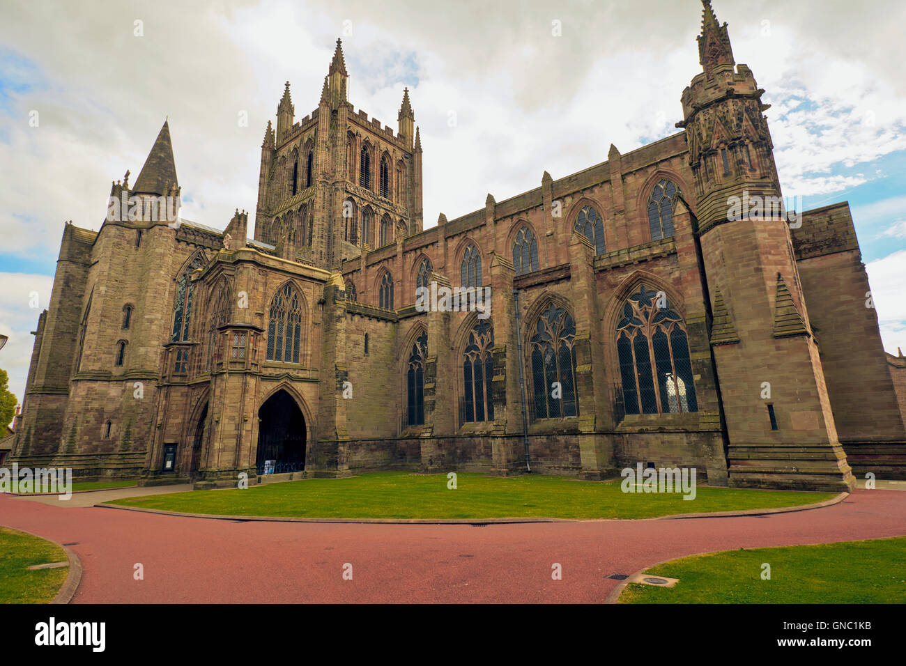 Hereford Cathedral Stock Photo