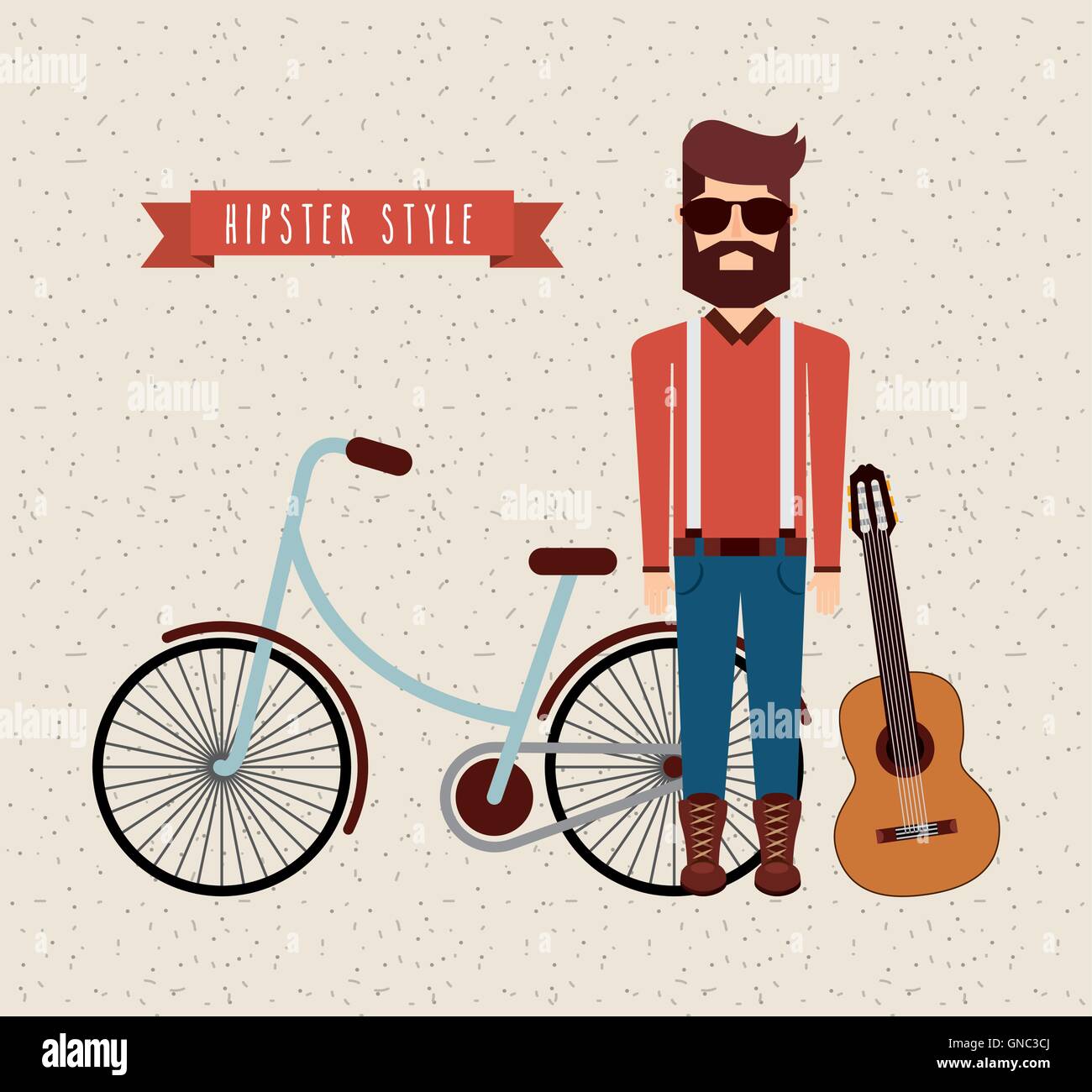 avatar man hipster style isolated icon Stock Vector Image & Art - Alamy