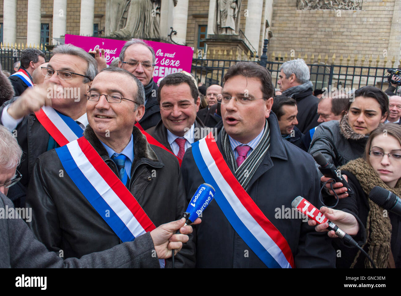 Paris Conservative Rally Paris, France, Crowd, Far Right, French Conservatives