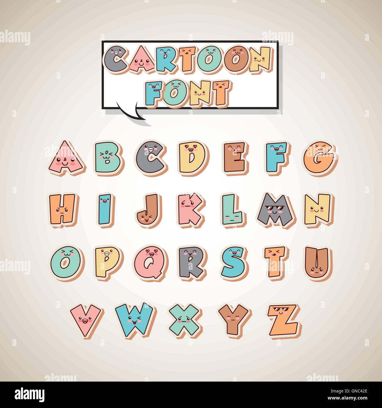 comic font alphabet pop art Stock Vector Image & Art - Alamy