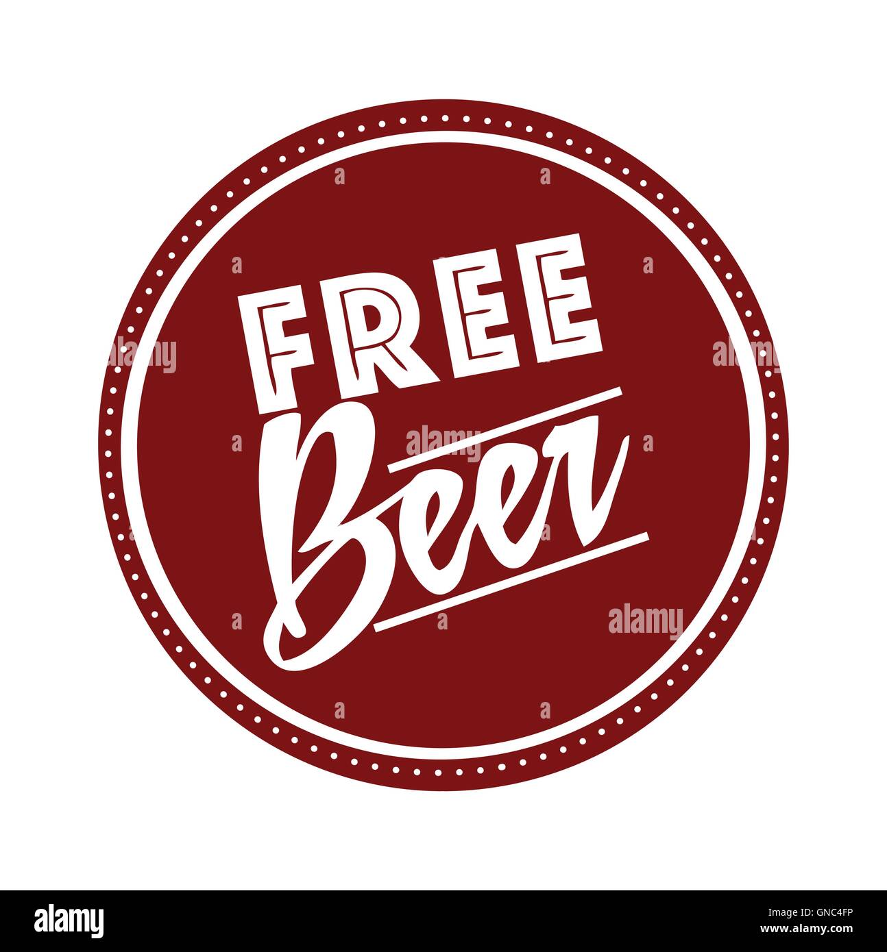 free beer offer poster Stock Vector Image & Art Alamy