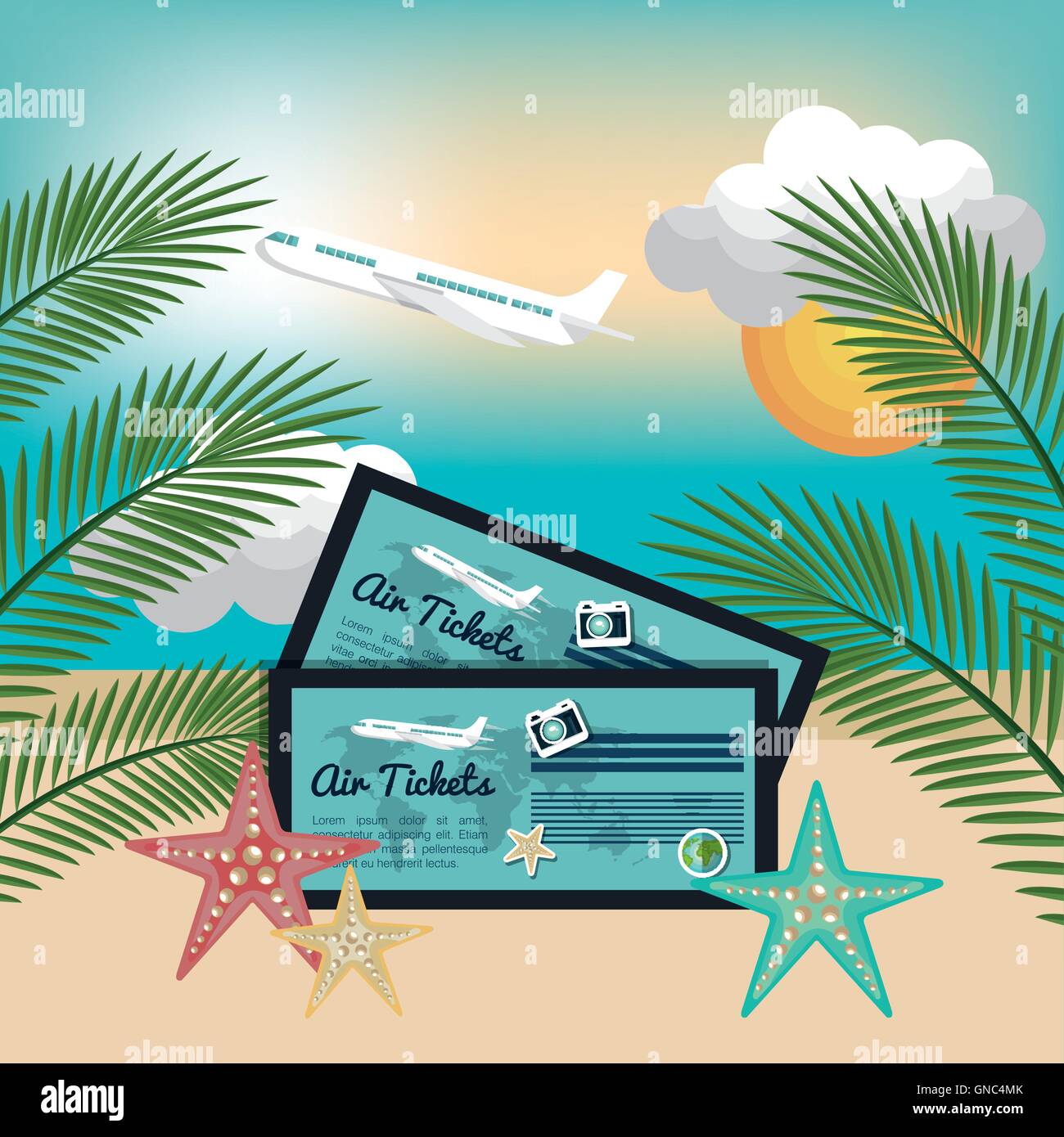 travel set equipment isolated icons Stock Vector Image & Art - Alamy