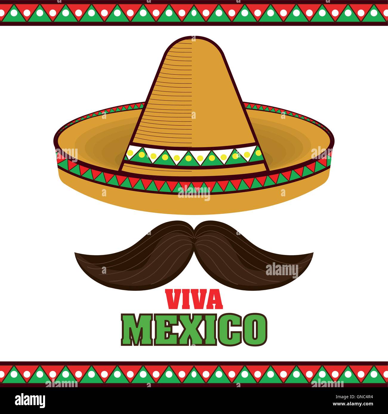 viva mexico sombrero poster icon Stock Vector Image & Art - Alamy
