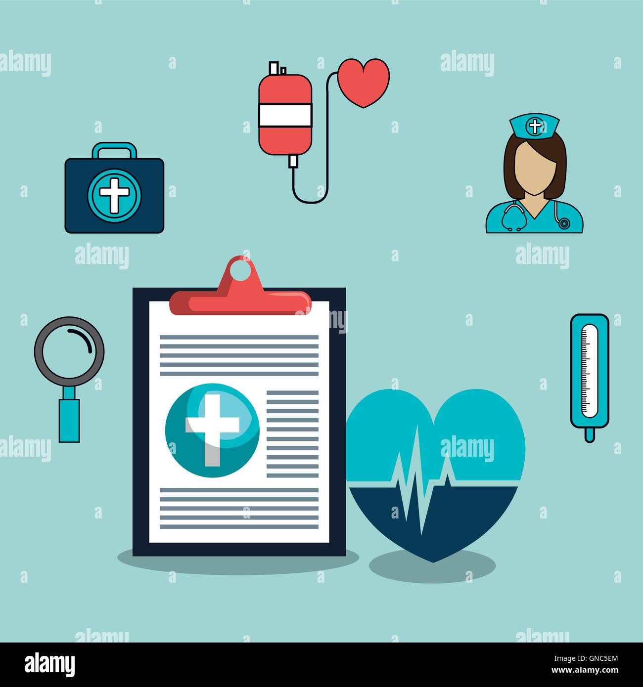 set medical healthcare icons Stock Vector Image & Art - Alamy