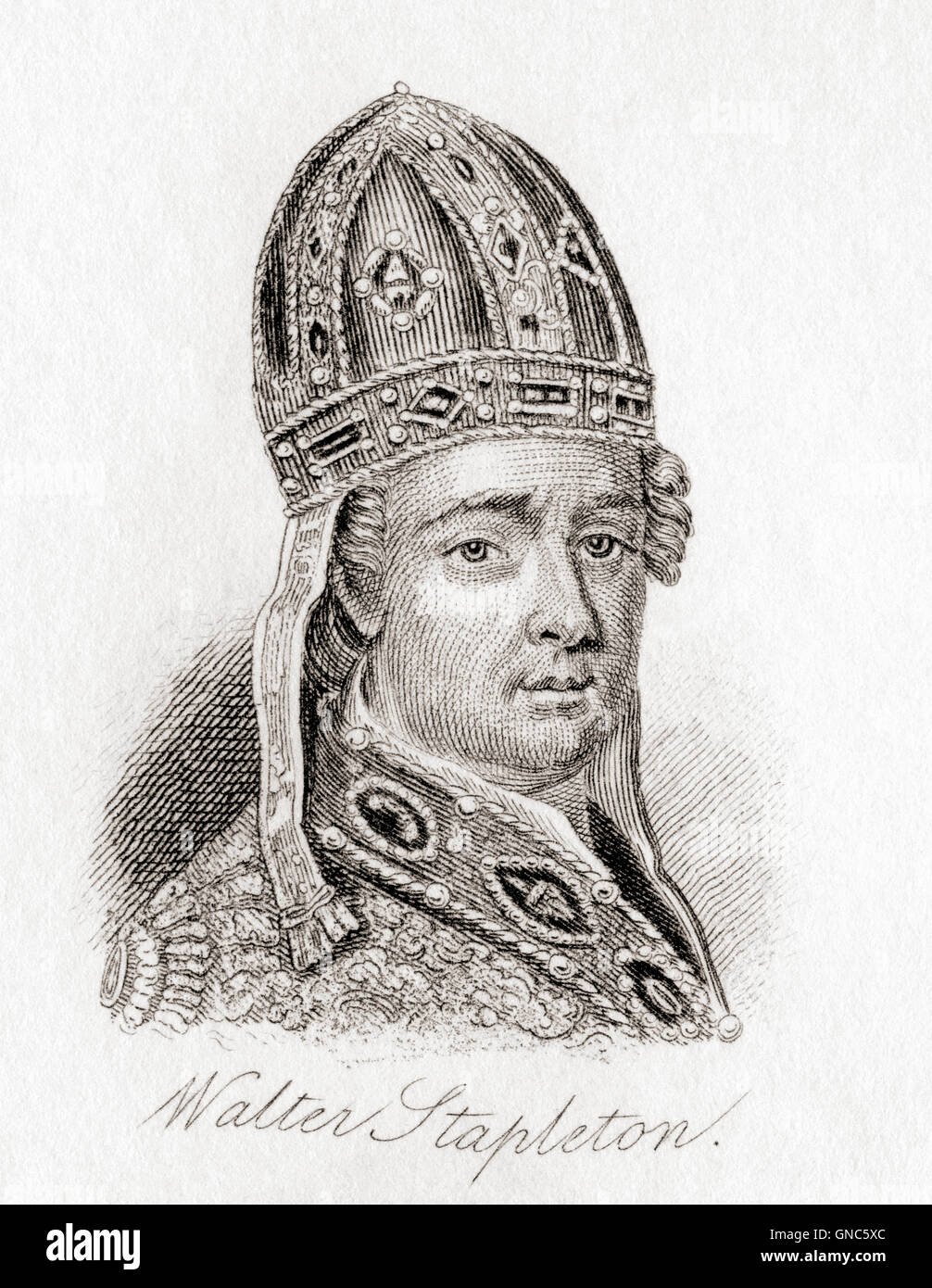 Walter de Stapledon, or Stapeldon, 1261 1326. of Exeter, twice