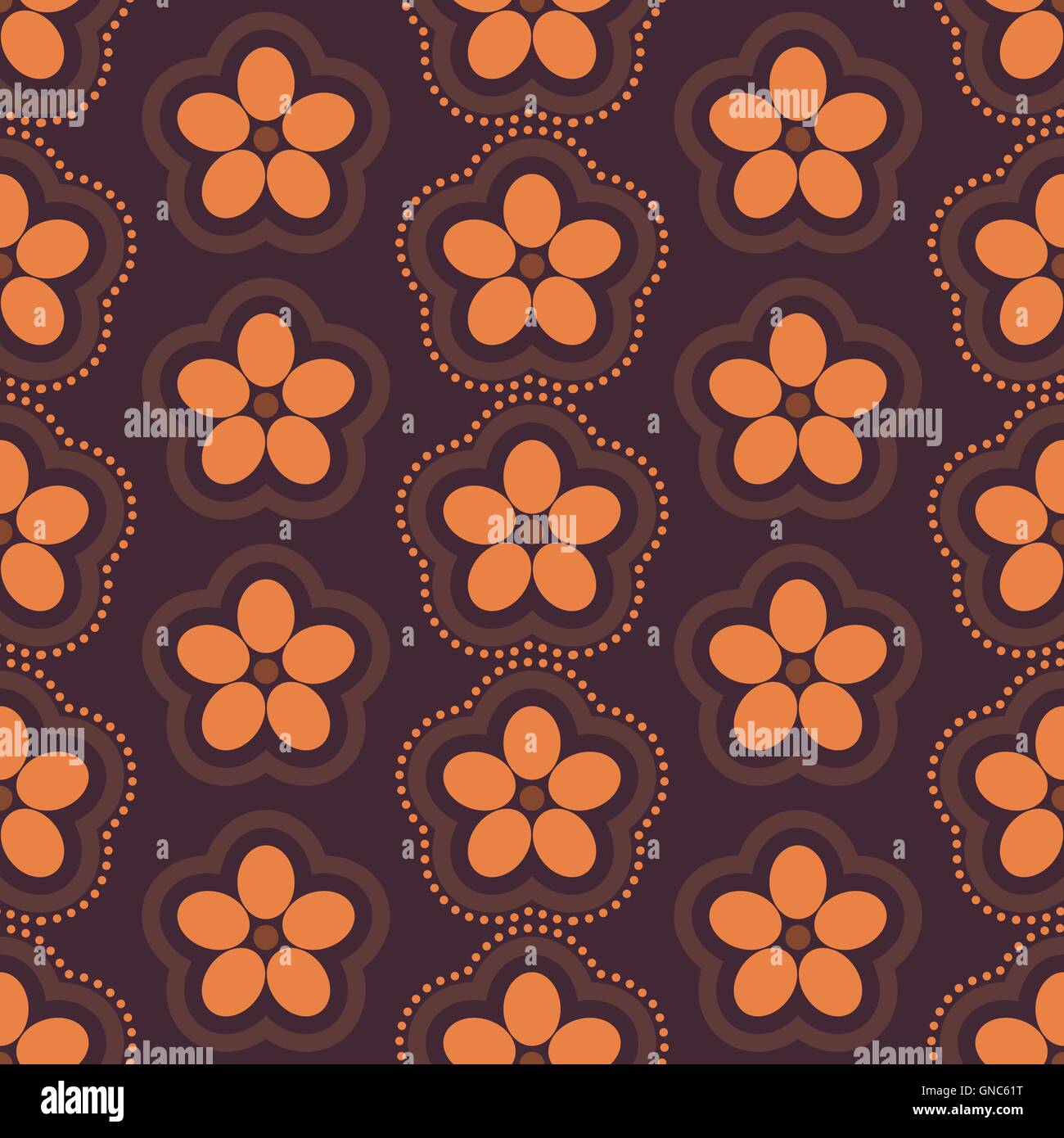 Floral seamless background, vector illustration Stock Vector Image ...
