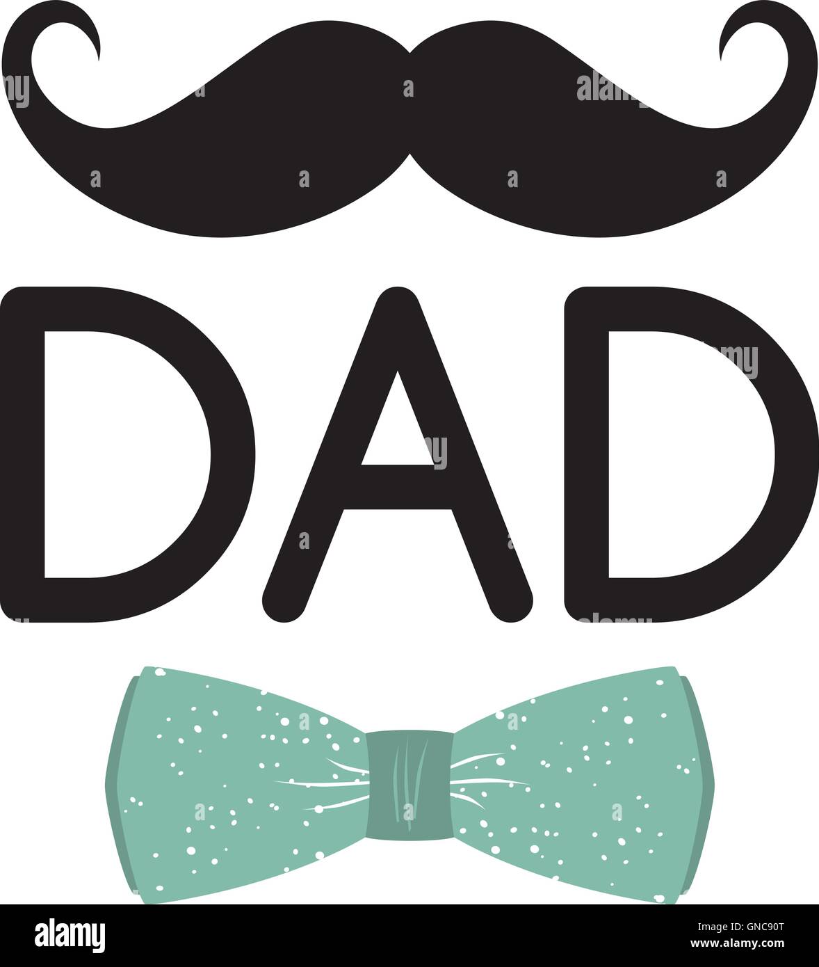mustache bow tie Stock Vector Image &amp; Art - Alamy