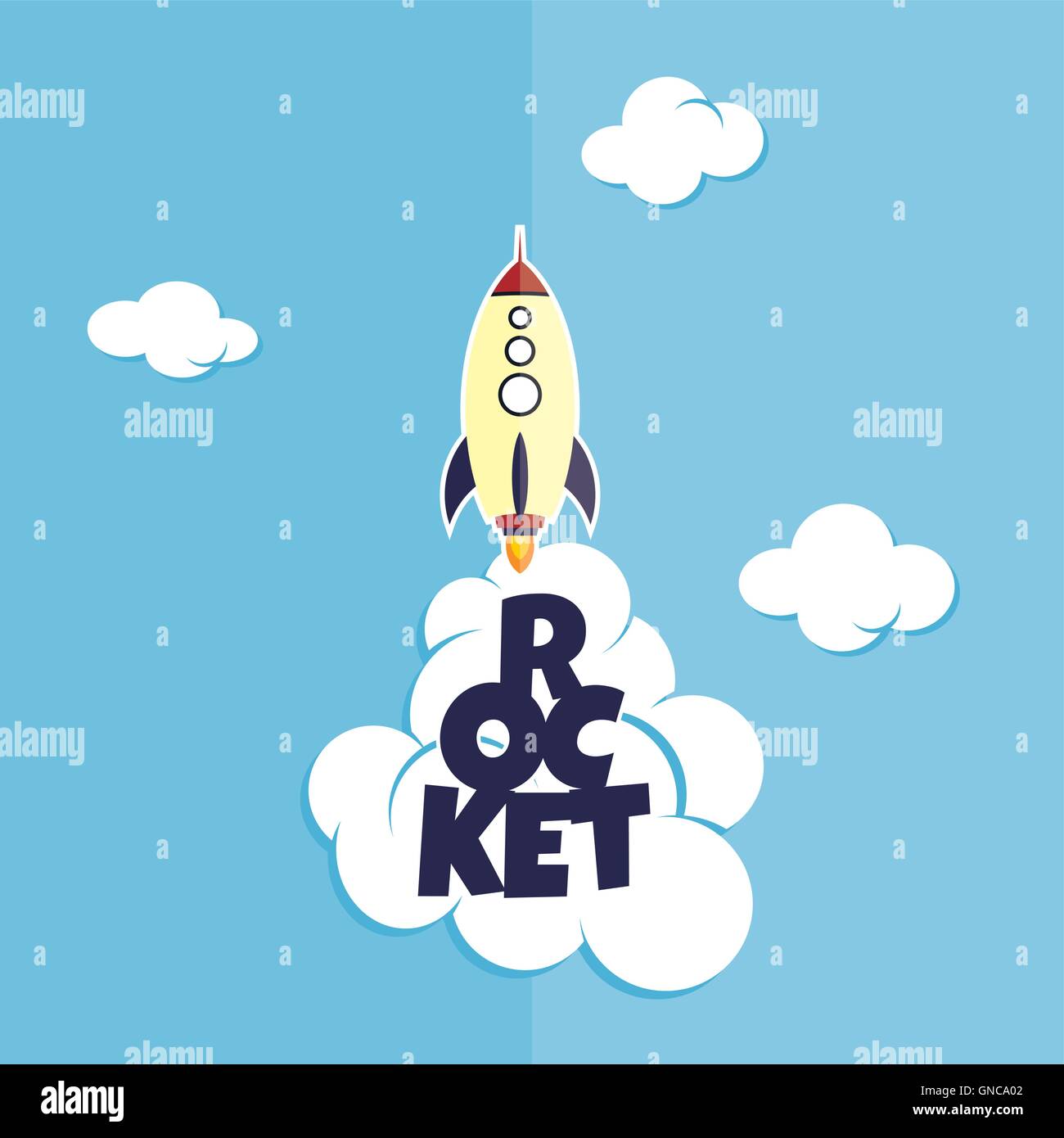 rocket ship launch Stock Vector Image & Art - Alamy