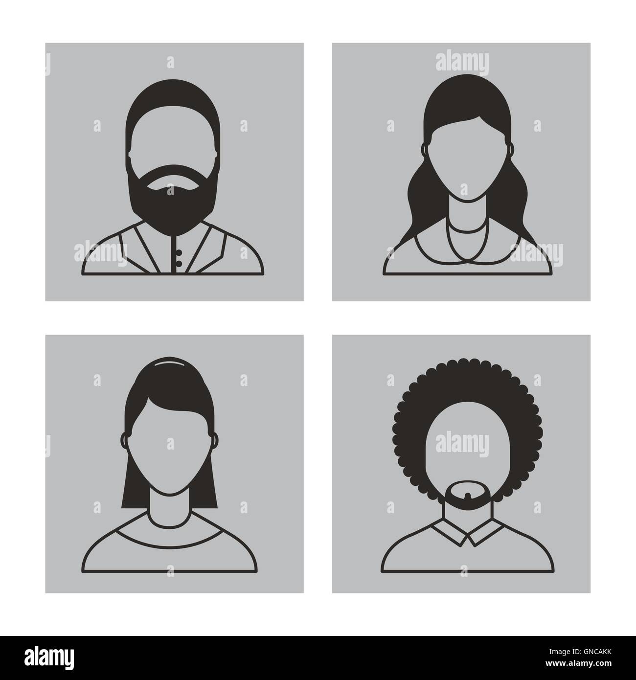 user figure social community Stock Vector Image & Art - Alamy