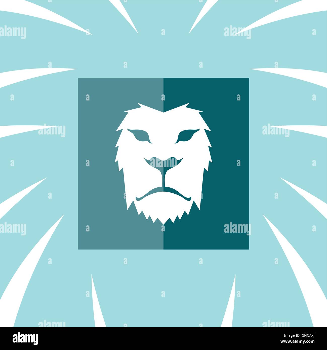 lion head template Stock Vector Image & Art - Alamy