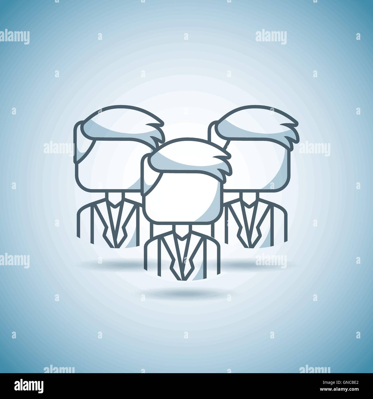 team work concept isolated icon Stock Vector Image & Art - Alamy