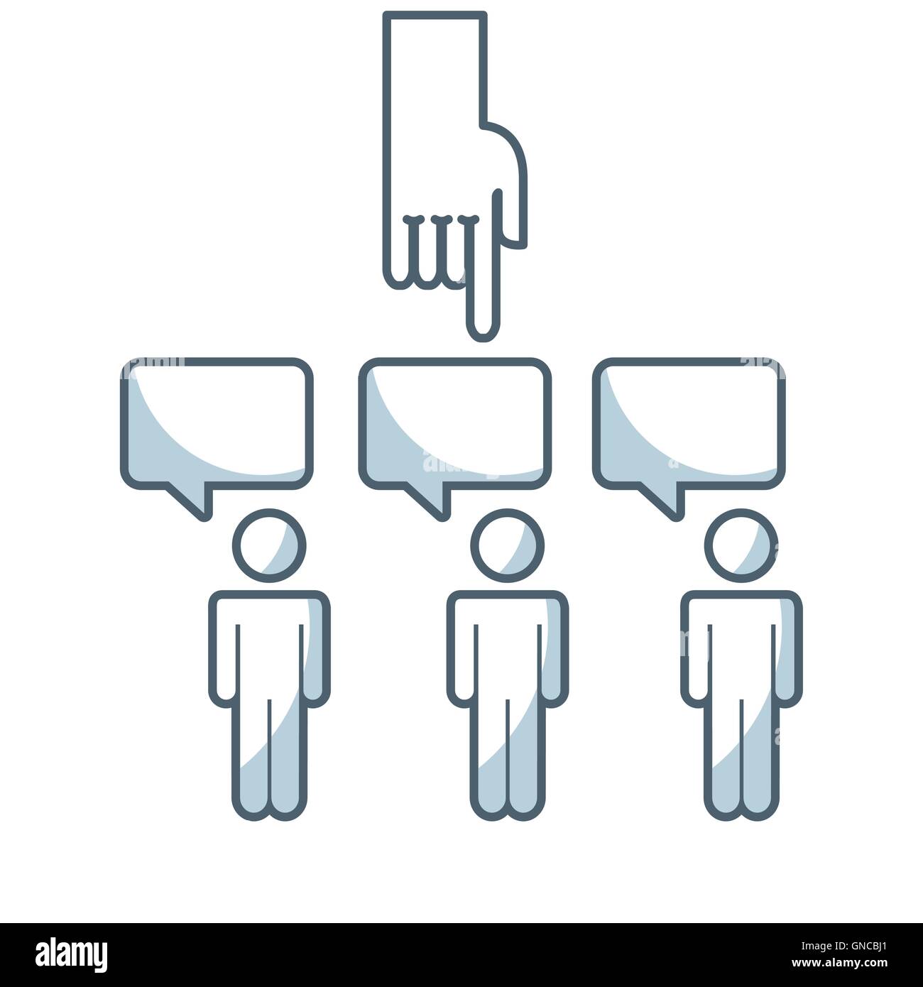 human resources concept isolated icon Stock Vector Image & Art - Alamy
