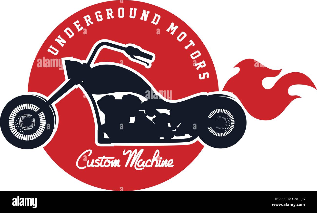 custom motorcycle chopper bike Stock Vector Image & Art - Alamy