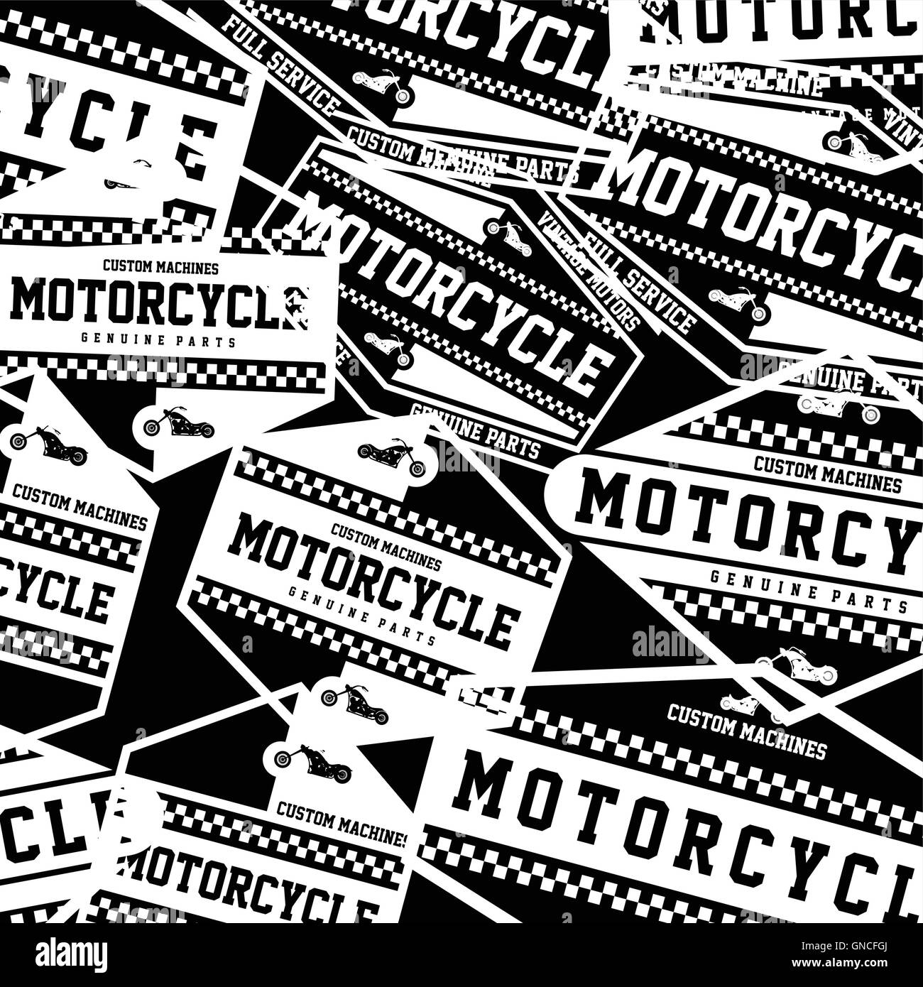 custom motorcycle chopper bike Stock Vector Image & Art - Alamy