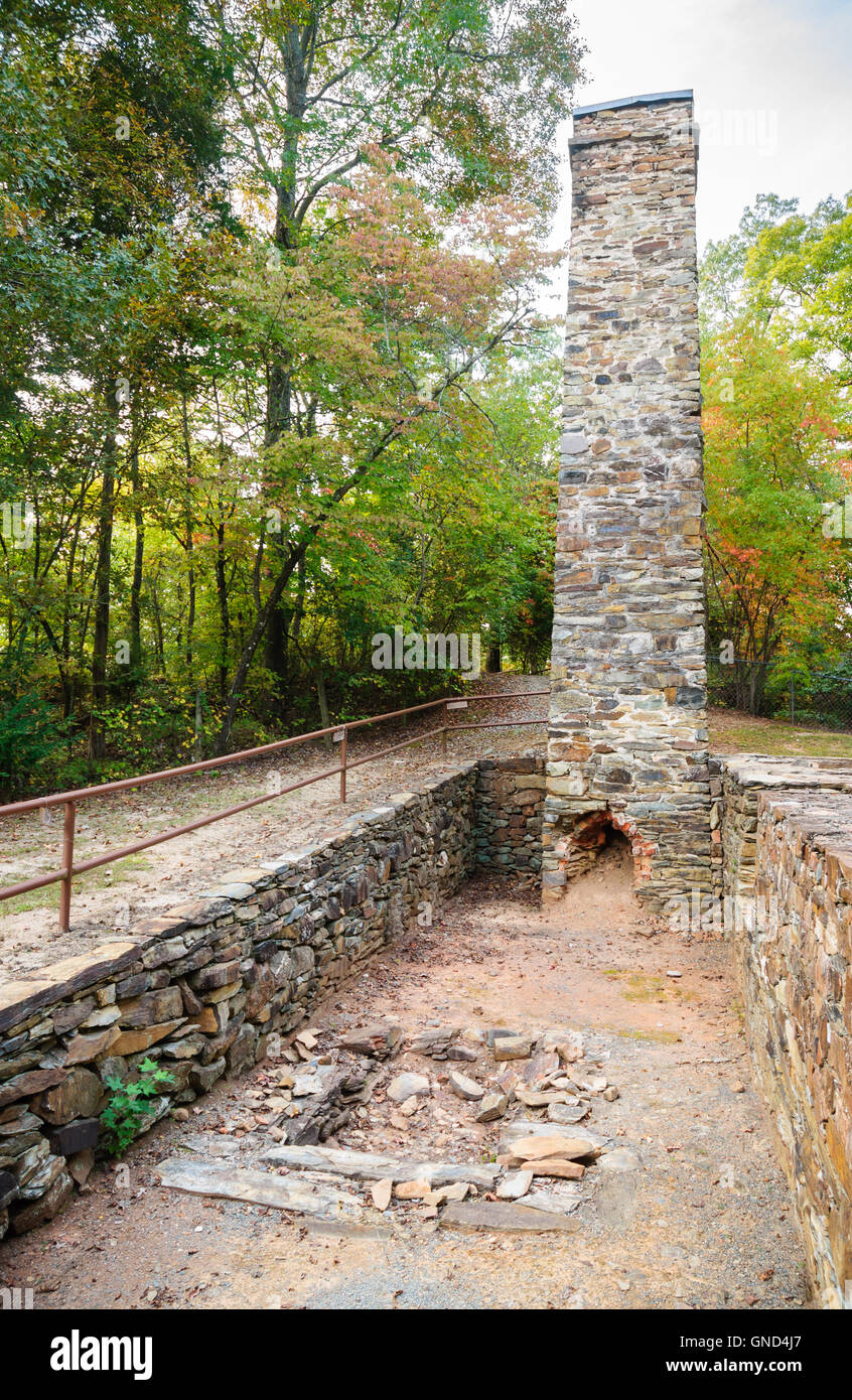 Reed Gold Mine State Historic Site Stock Photo Alamy