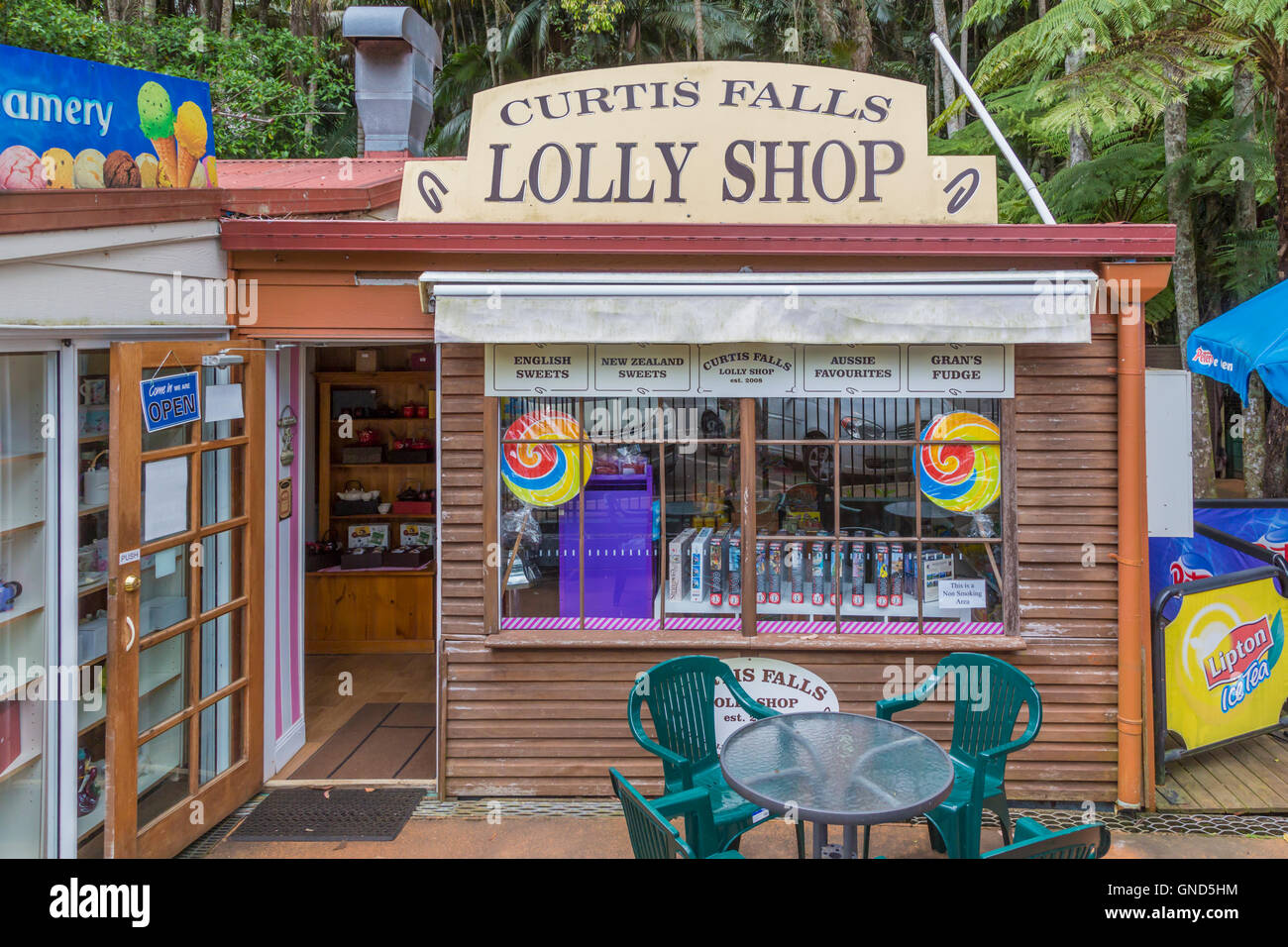 Inland Gold Coast Queensland Australia The Curtis Falls Lolly Shop In The Tamborine Mountain Area Stock Photo Alamy Inland Gold Coast Queensland Australia The Curtis Falls Lolly Shop In The Tamborine Mountain Area Stock Photo Alamy