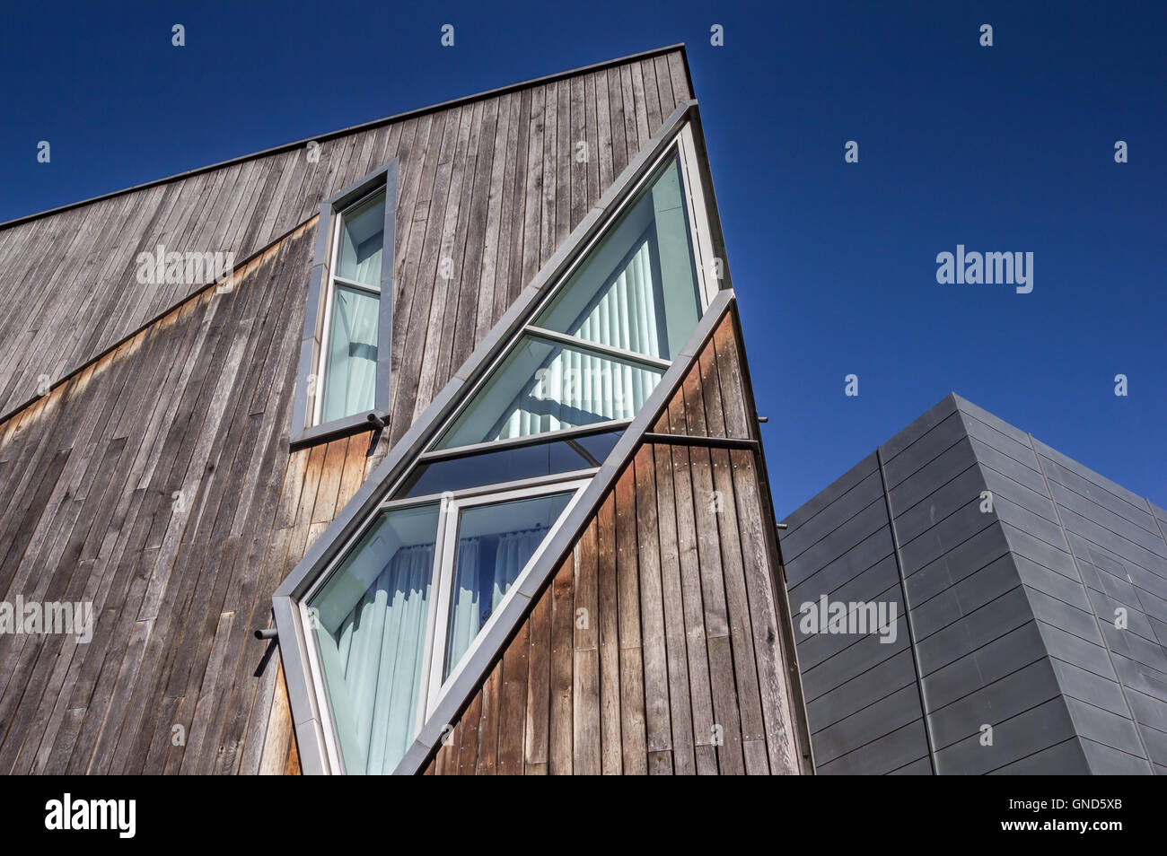 Modern part of the Felix-Nussbaum-Haus museum in Osnabruck, Germany Stock Photo