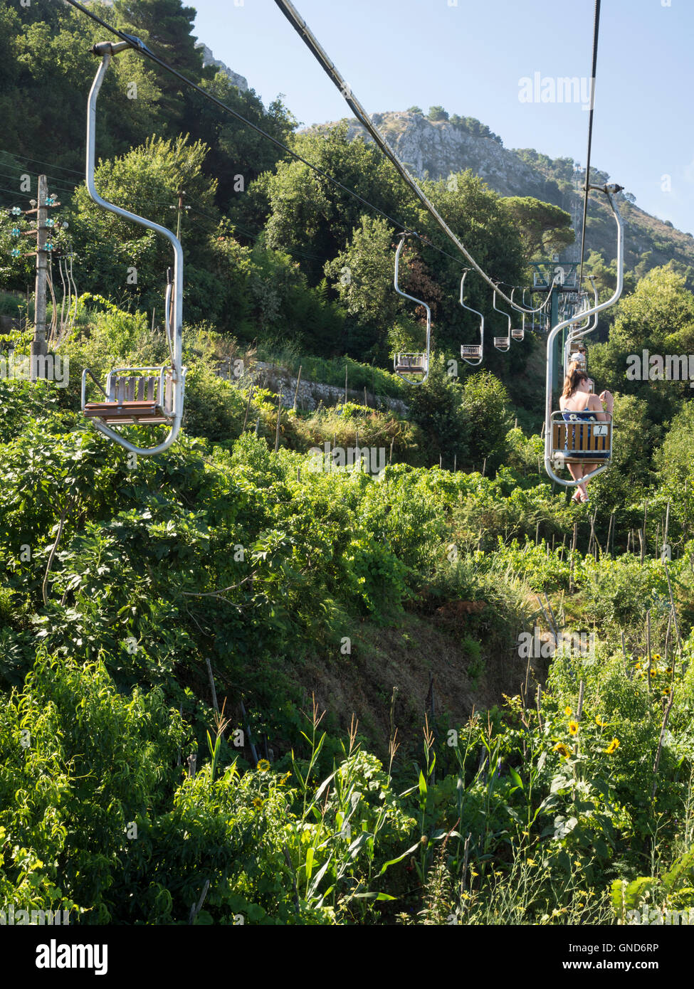 Chair lift monte solaro hires stock photography and images Alamy