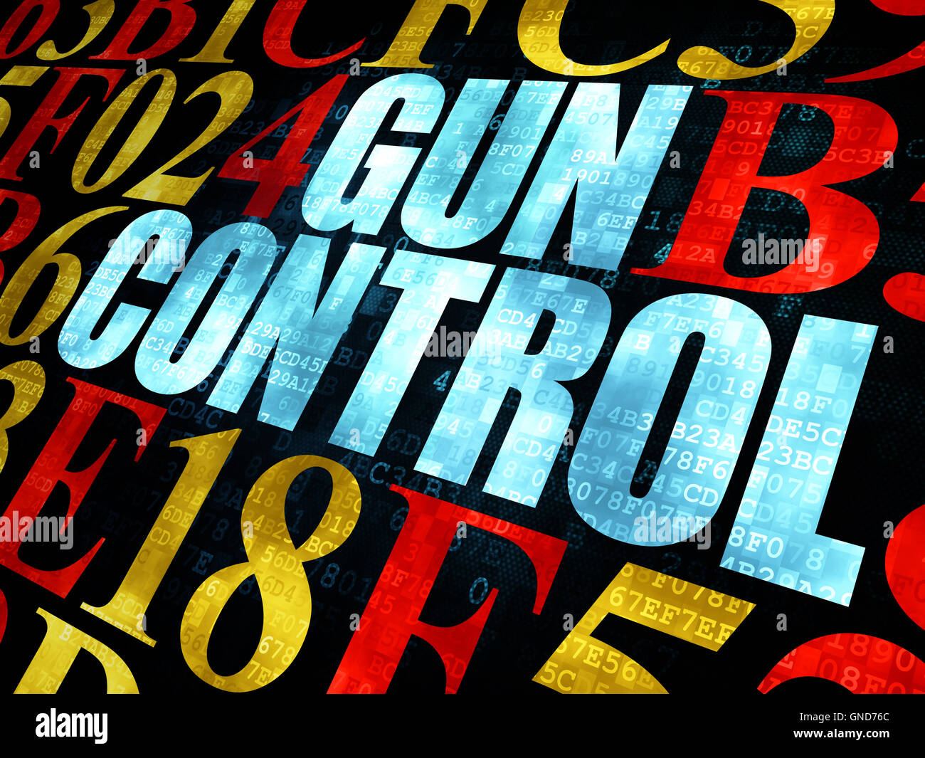 Gun Control Backgrounds Safety concept: Gun Control on Digital background Stock Photo - Alamy