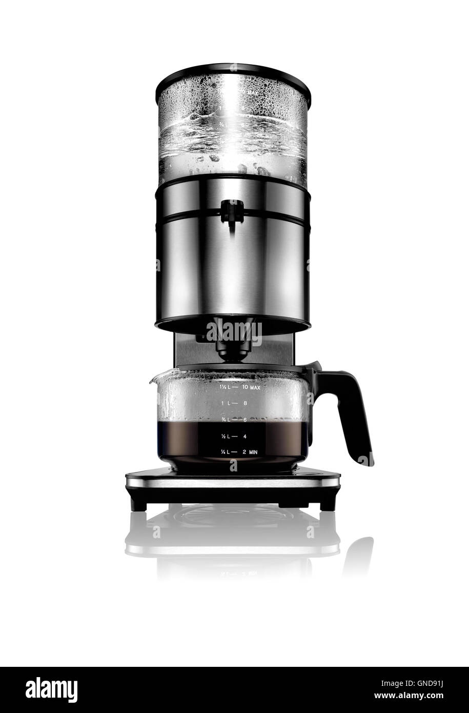 A cut out shot of a filter coffee machine Stock Photo