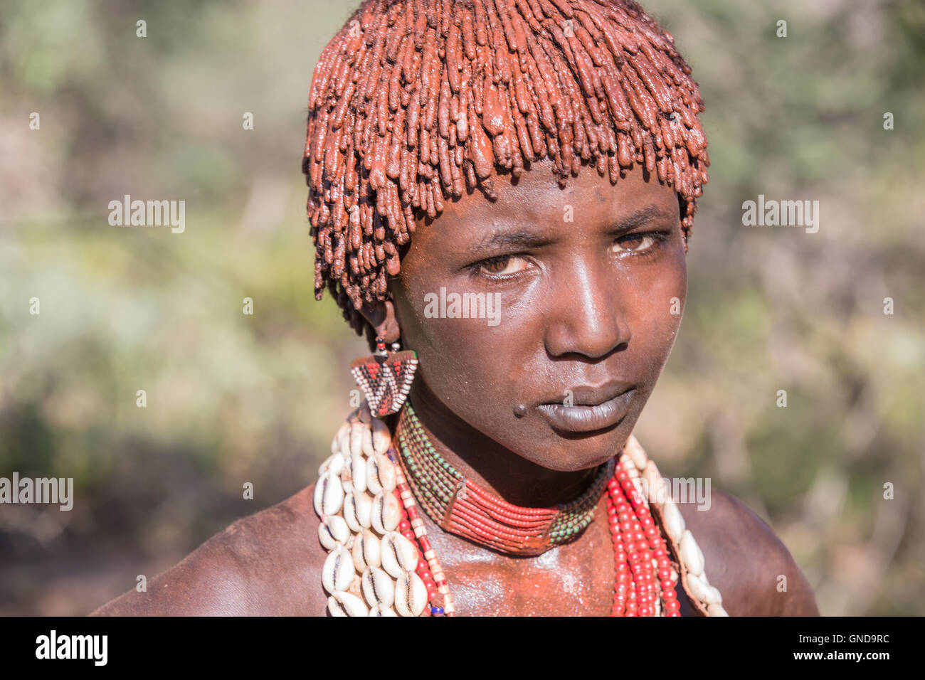 Portrait of Hamer tribe, Turmi, Omo Valley - Ethiopia Stock Photo - Alamy