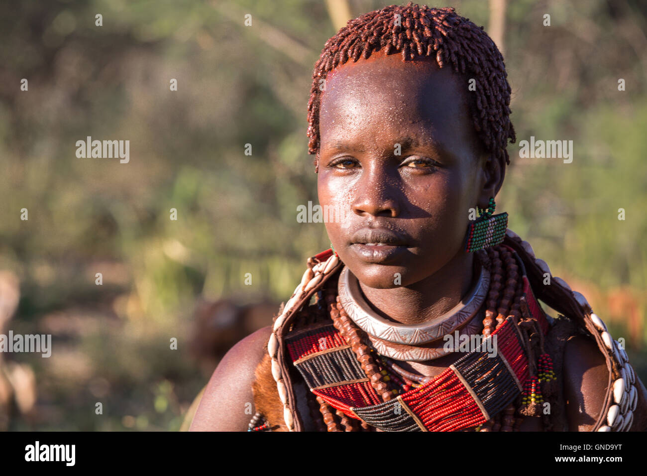Portrait of Hamer tribe, Turmi, Omo Valley - Ethiopia Stock Photo - Alamy