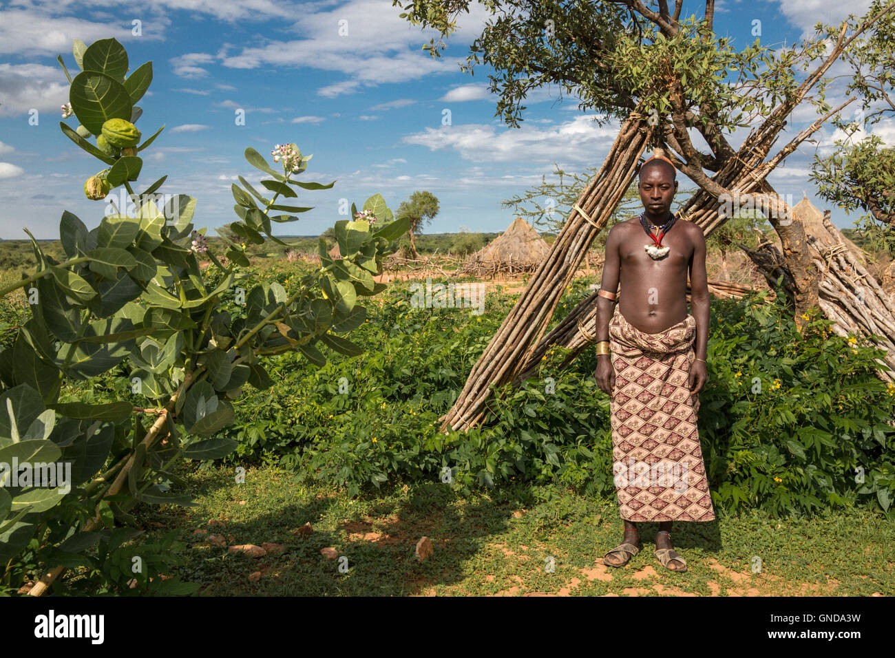 Portrait of Hamer tribe, Turmi, Omo Valley - Ethiopia Stock Photo - Alamy
